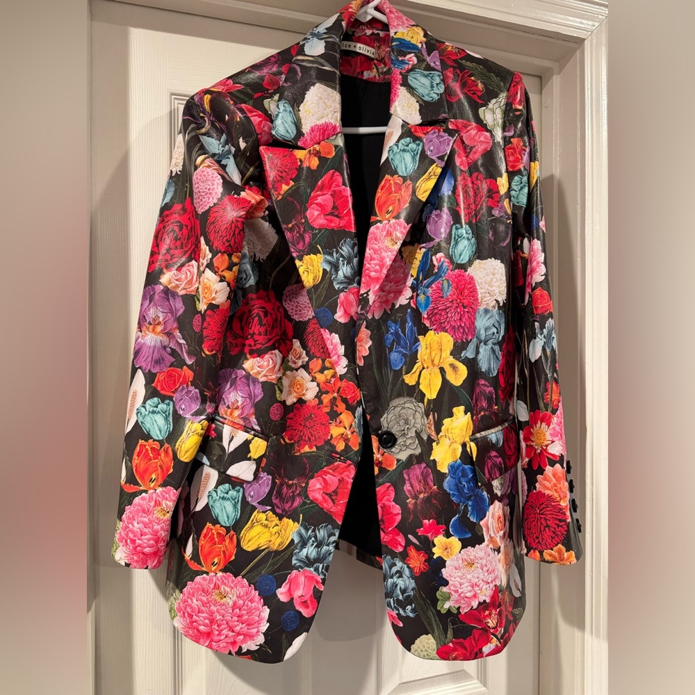 Alice + Olivia Latoya Floral Blazer